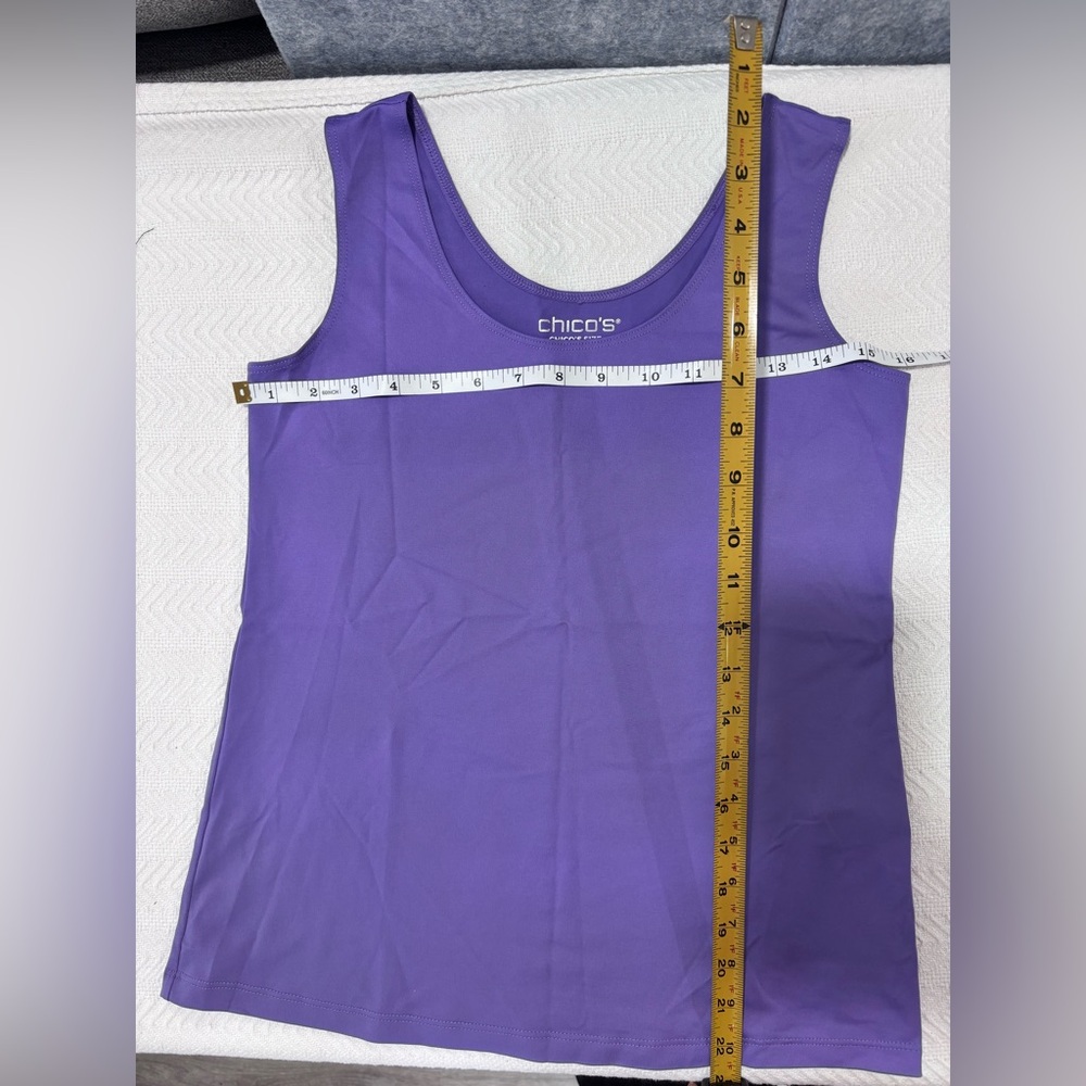 Chico's Vibrant Purple Tank Top - Picture 4 of 5